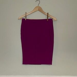 RW&CO Stretch Women's Pencil Skirt in Rich Purple Size 00 Business Casual